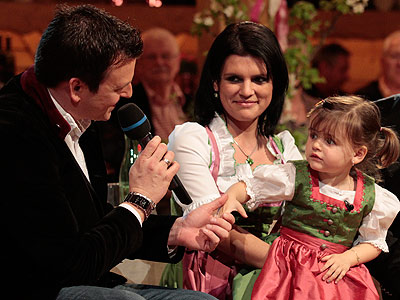 Marc Pircher, Tochter Anna und Frau