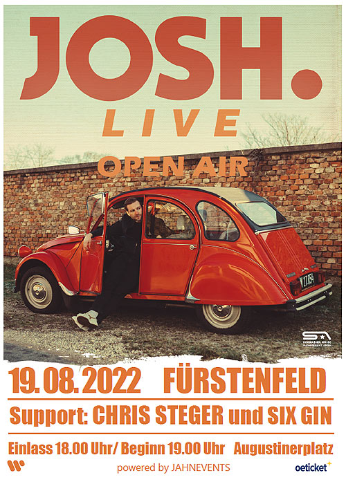 Josh. Live - Open Air in Fürstenfeld