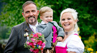 Meissnitzer Band, Christiane und Hans bei ihrer Hochzeit